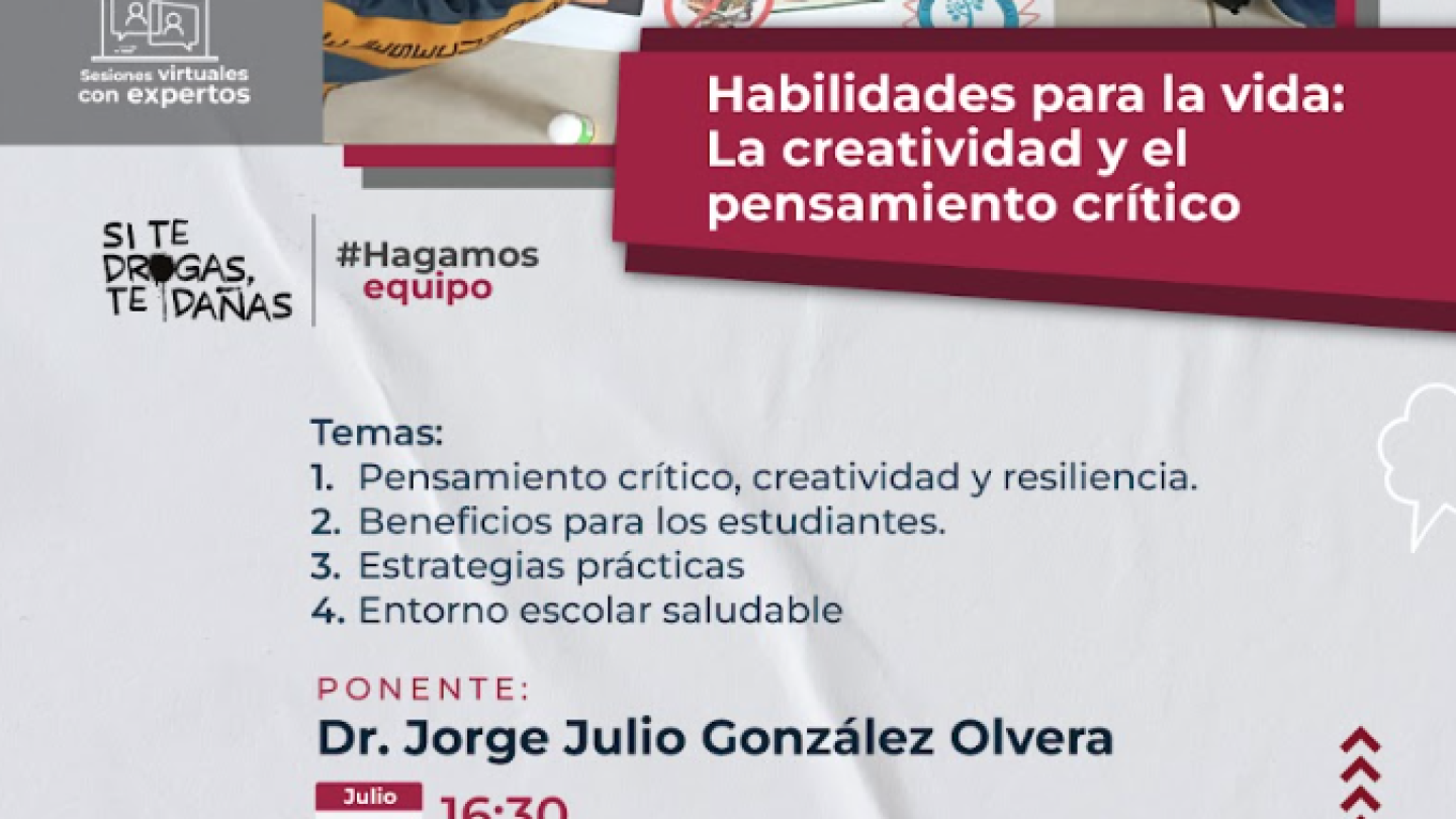 Habilidades para la vida: La creatividad y el pensamiento crítico 